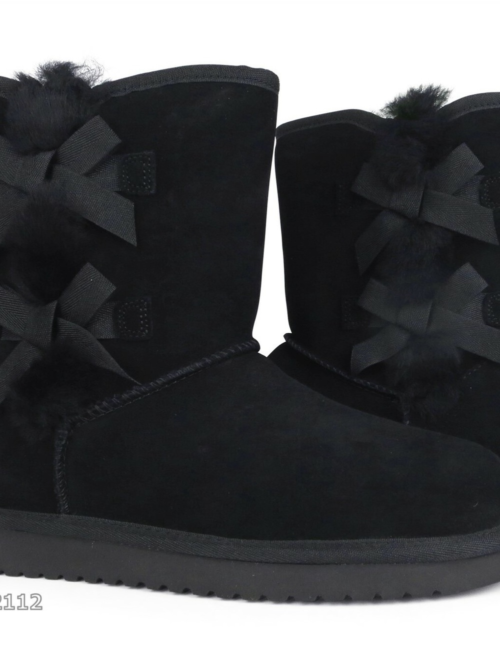 Koolaburra by UGG Black Bow Boots – Size 8 Wide